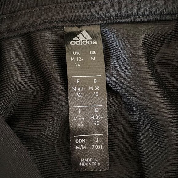 Adidas Adicolor Essential Crop Hoodie Sweatshirt Womens Medium Black Long-Sleeve - Picture 9 of 13